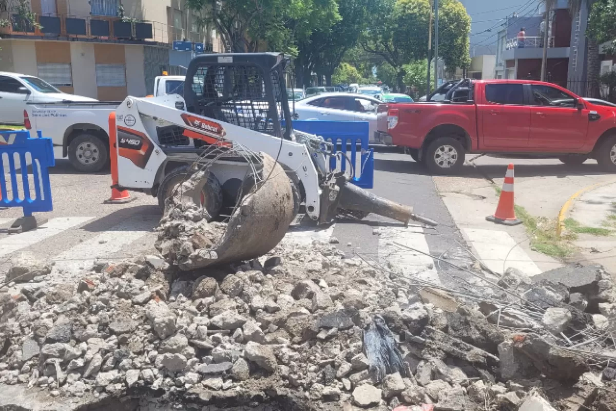 Por obras, se interrumpirá el tránsito en la intersección de calles Colón y Corrientes