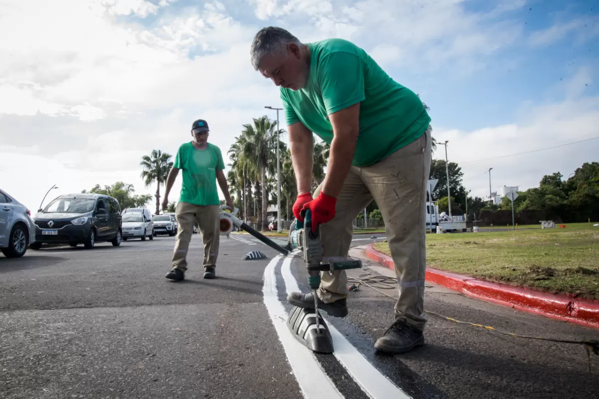 Comenz&oacute; la reubicaci&oacute;n de la ciclov&iacute;a en la costanera de Paran&aacute;