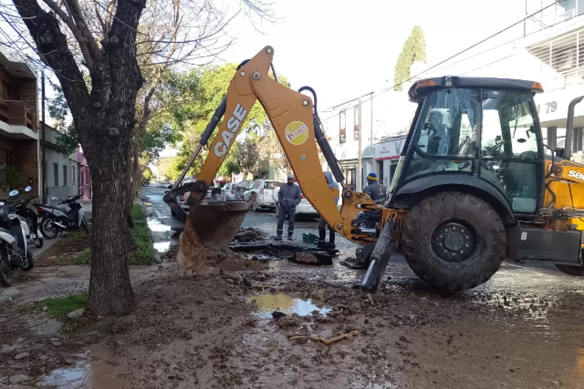 Mejoran la red de agua potable en San Agustín, Bajada Grande y el casco céntrico