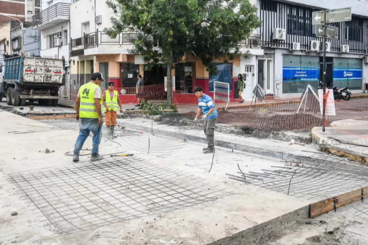 Finaliza la primera etapa de la recuperación de calle Gualeguaychú