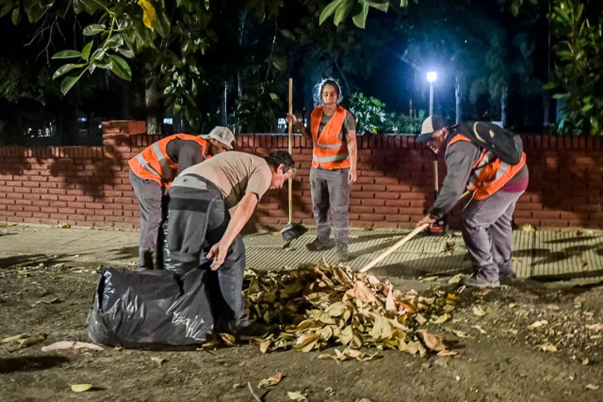 Continúan los operativos nocturnos de limpieza