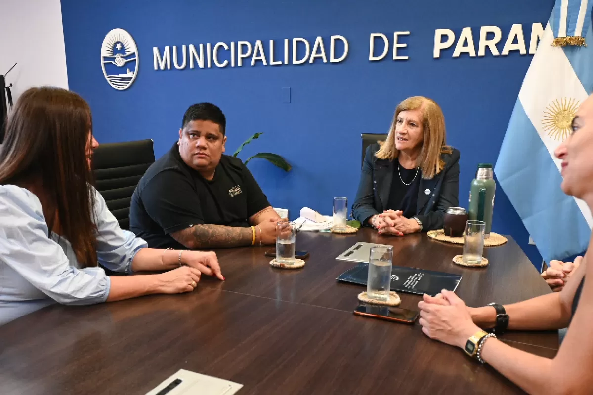 La intendenta Romero recibió a representantes del Banco de Alimentos de Paraná