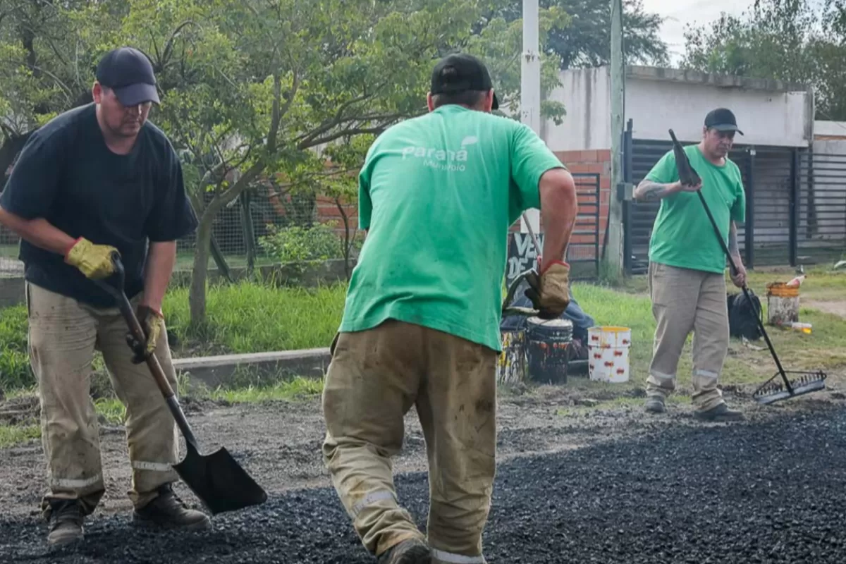 El Municipio avanza con la repavimentaci&oacute;n en Miguel David en el marco del plan Calle a Calle