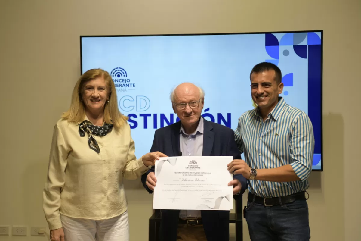 Reconocieron a la Asociación Mariano Moreno por su 80 aniversario