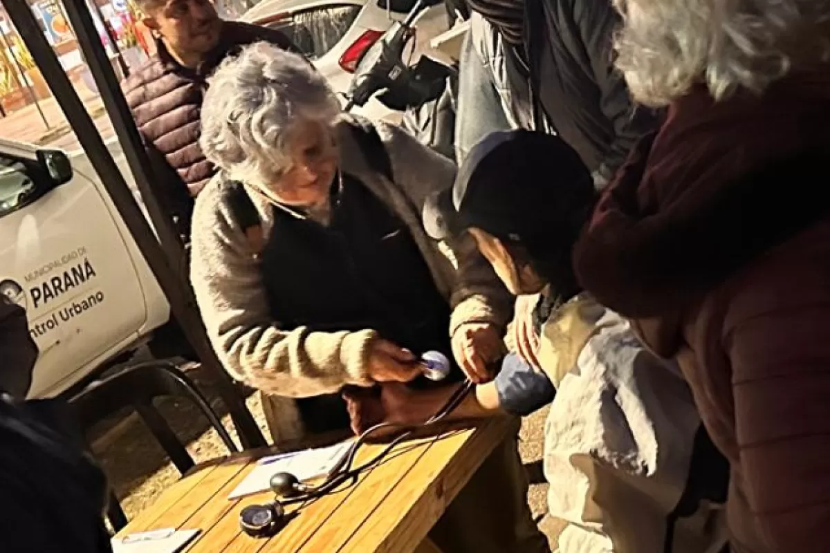 La Municipalidad monitorea la salud de las personas en situación de calle