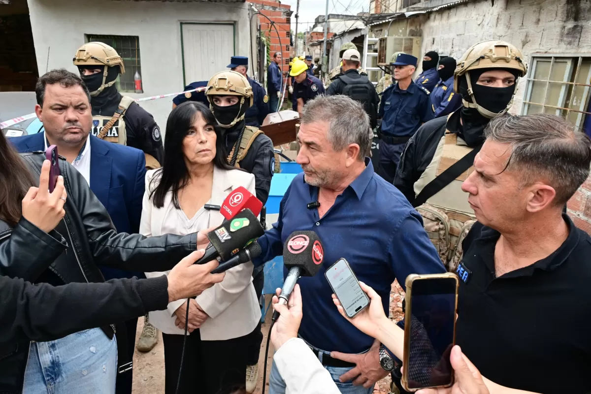 Demolieron un b&uacute;nker de drogas en el barrio Lomas del Mirador II