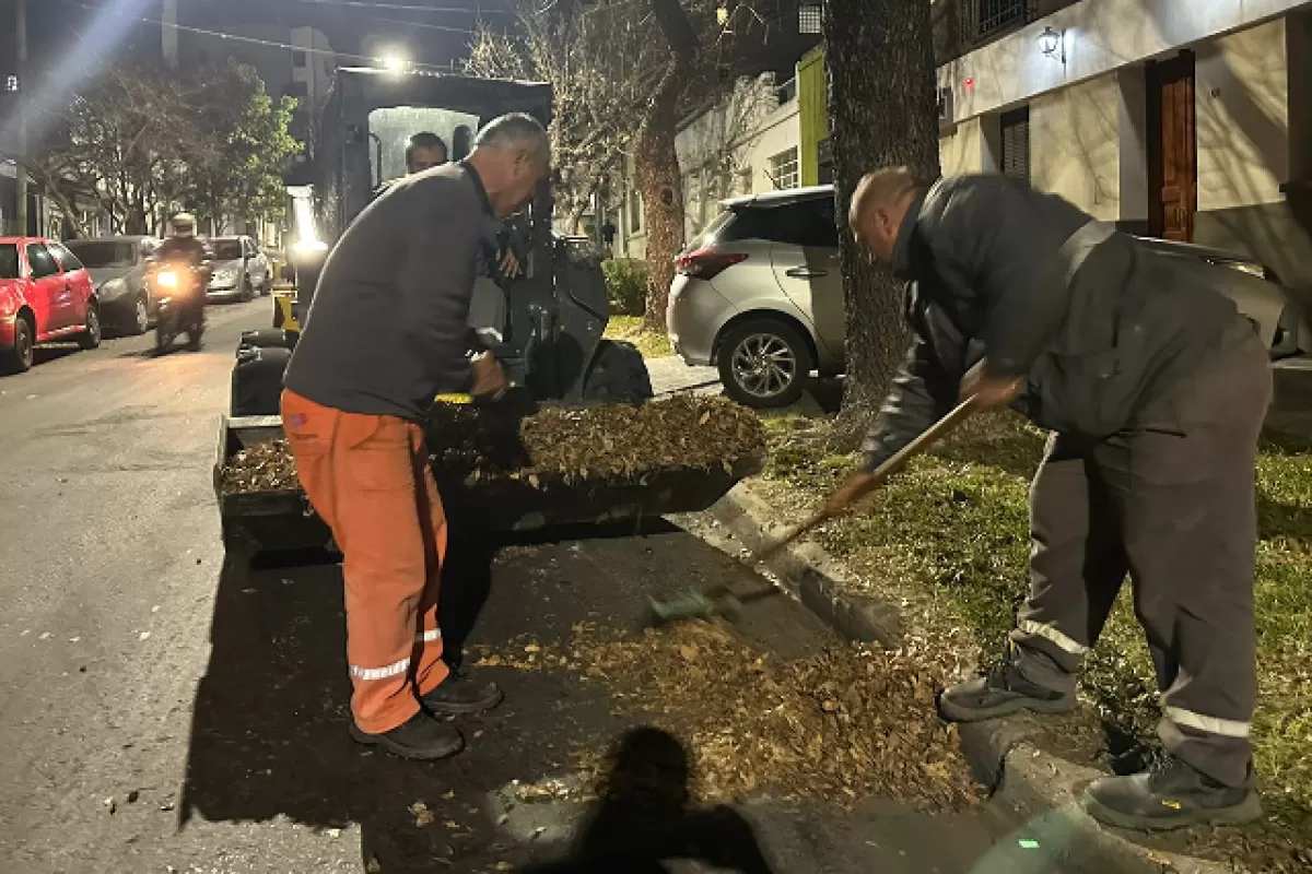 La Municipalidad realiza operativos nocturnos de limpieza