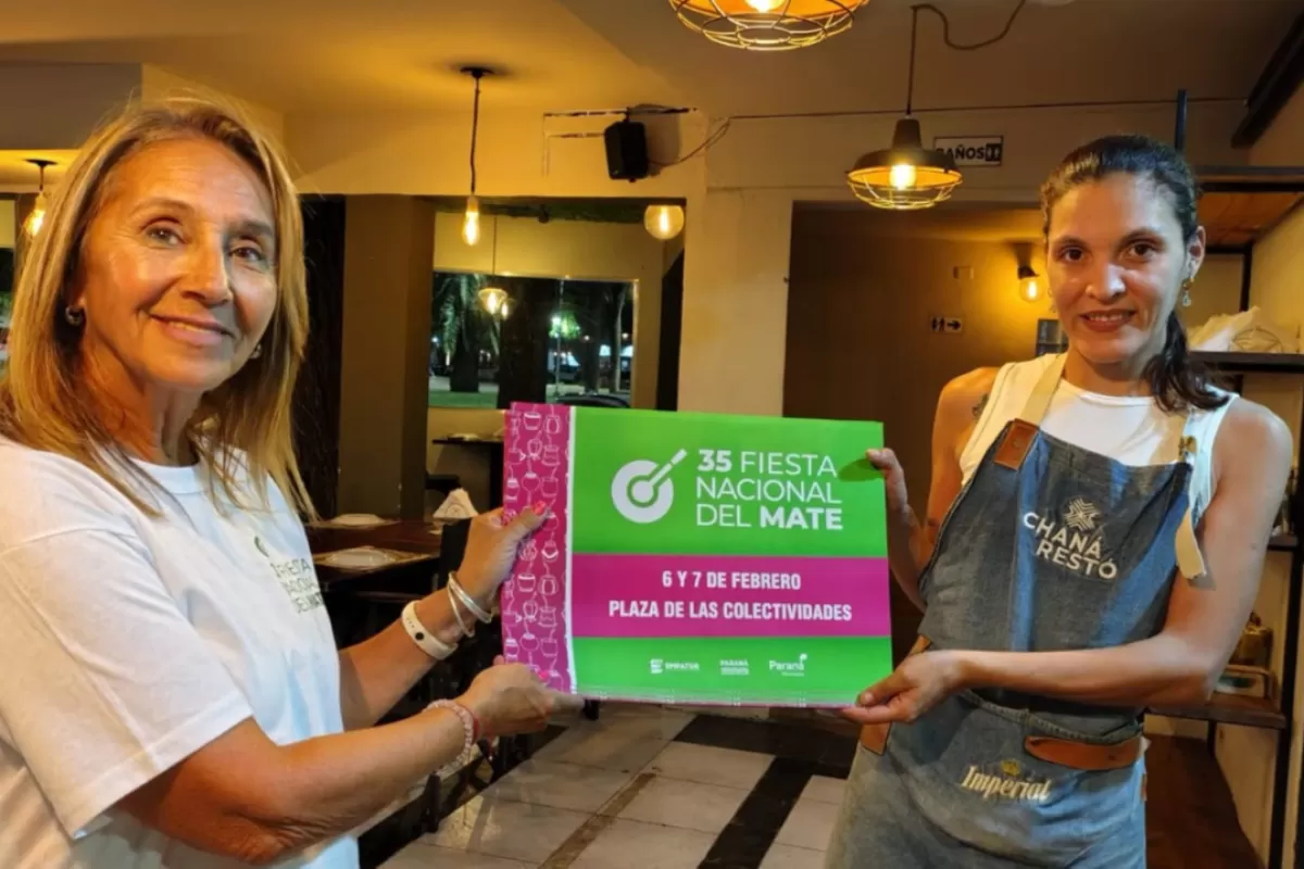 La Municipalidad distribuy&oacute; material informativo de la Fiesta Nacional del Mate