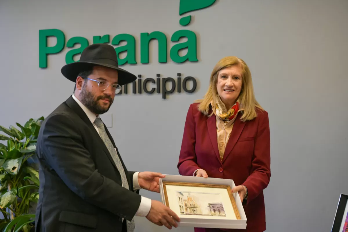 Rosario Romero recibi&oacute; al Gran Rabino de AMIA