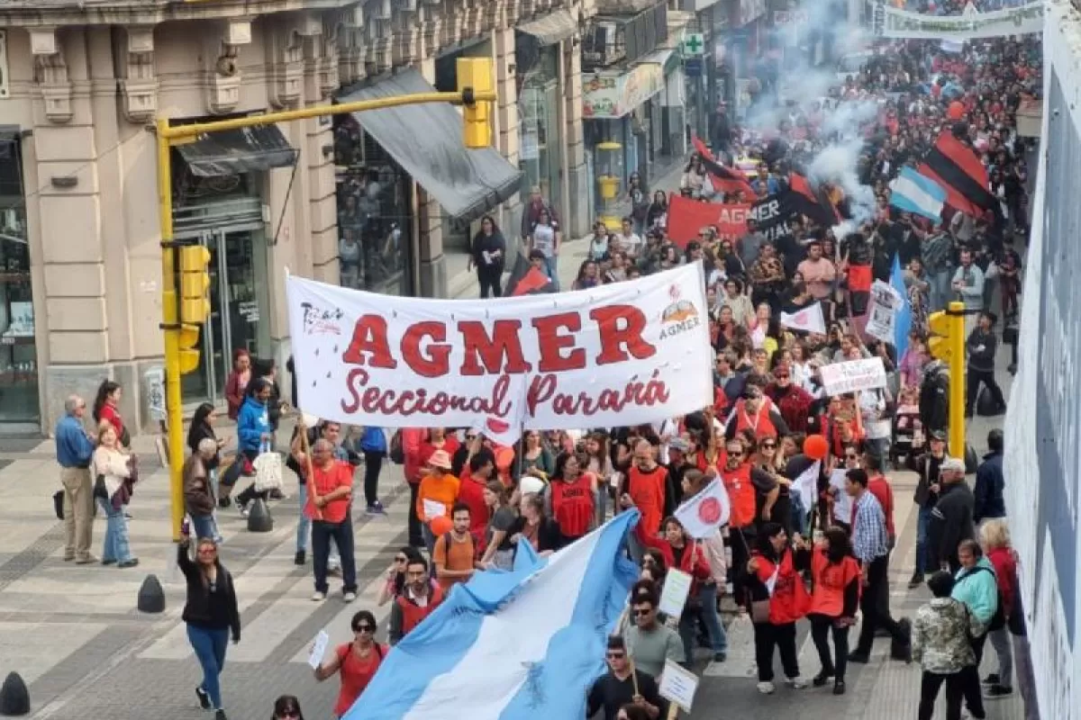 Agmer definió que el 1 de octubre se realizará la próxima movilización provincial