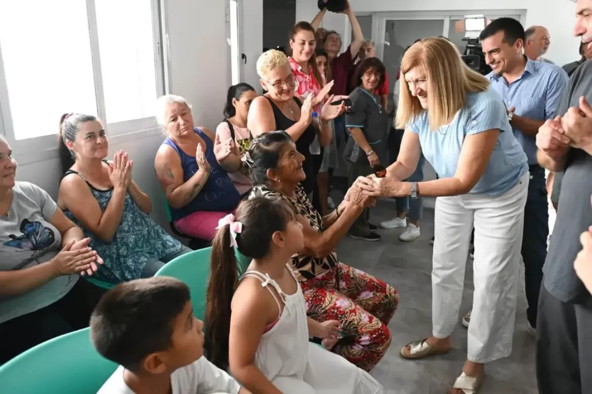 Romero recorrió las obras de ampliación del Centro de Salud “Papa Francisco”