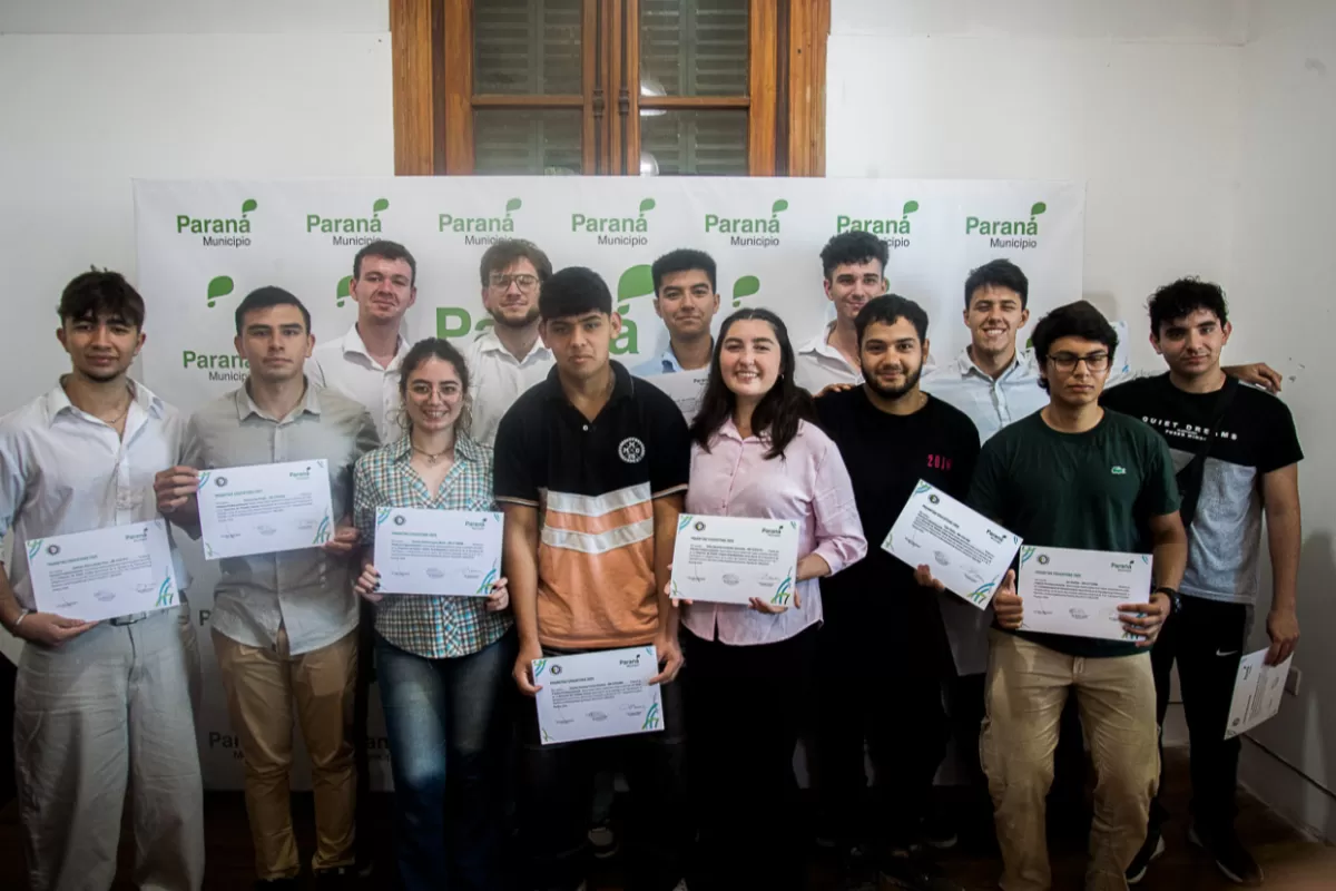 El Municipio reconoció a estudiantes que realizaron prácticas profesionalizantes