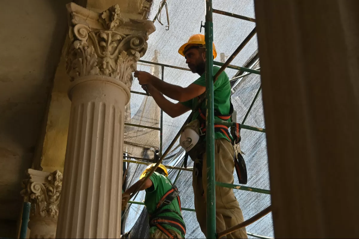 La Municipalidad recupera el Palacio con personal estatal formado en t&eacute;cnicas de restauraci&oacute;n
