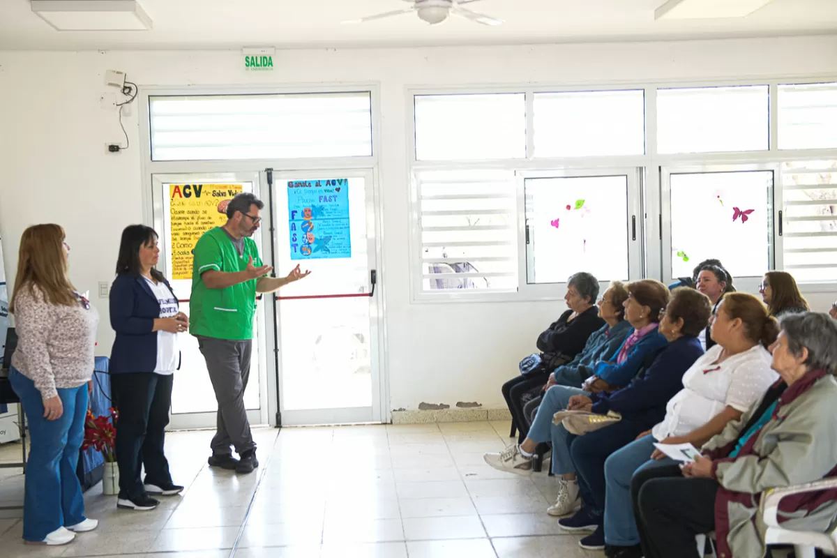 Promovieron la prevenci&oacute;n del ACV en adultos mayores de Paran&aacute;