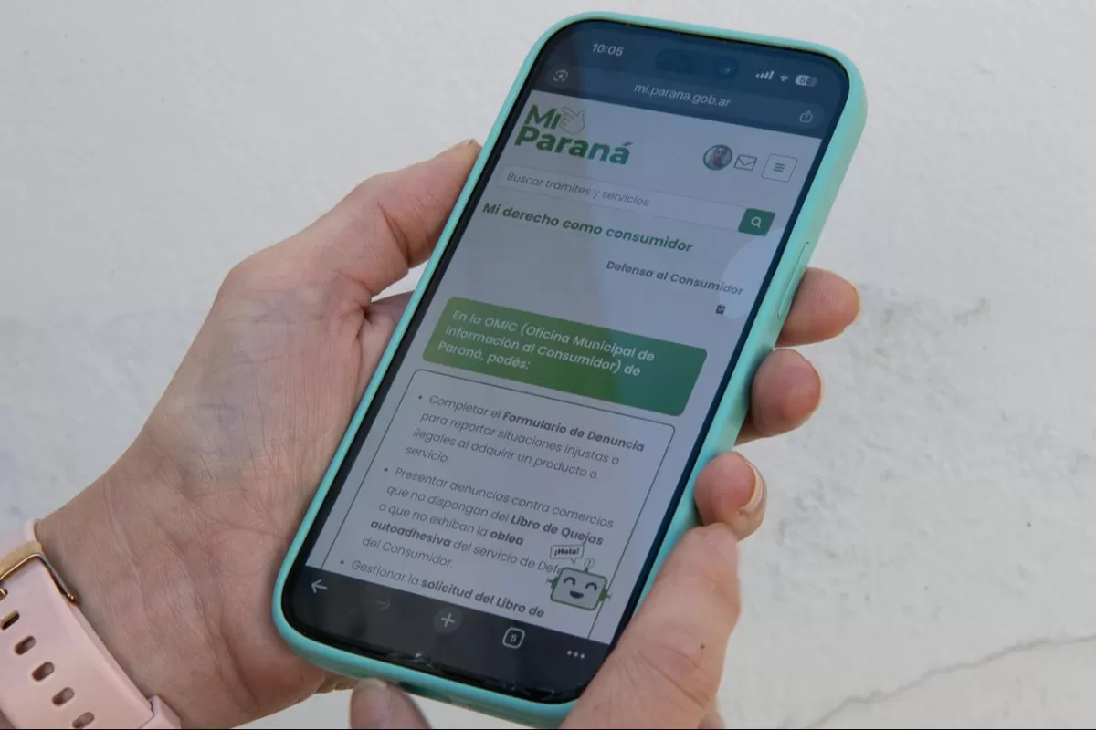 La Municipalidad habilit&oacute; denuncias de Defensa del Consumidor a trav&eacute;s de Mi Paran&aacute;