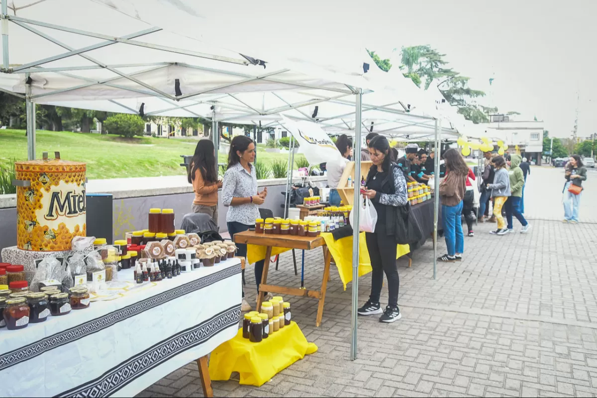 Realizaron una feria para promover el consumo de miel en la ciudad