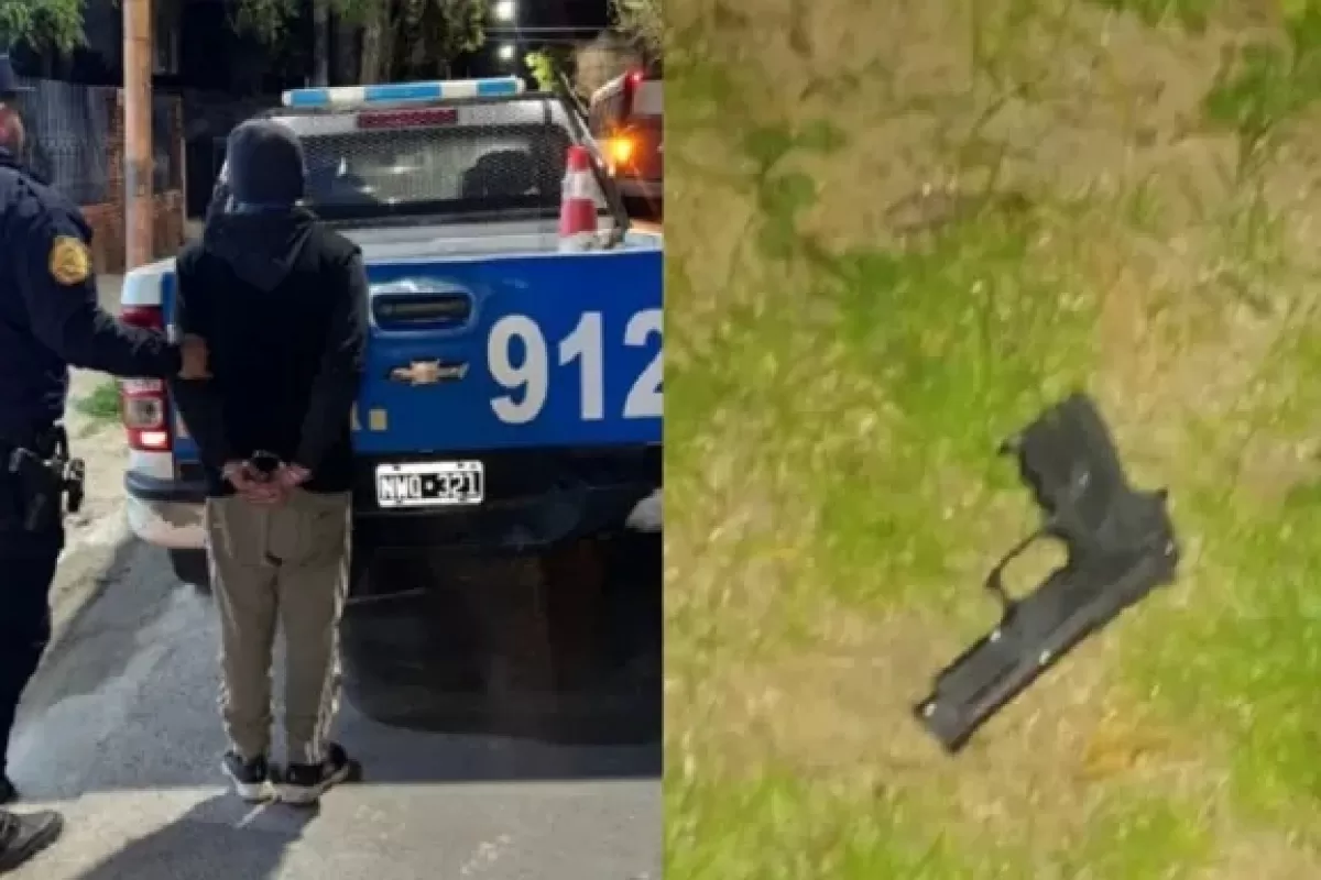Detienen a un delincuente que salió a robar con una pistola de juguete en el barrio Corrales
