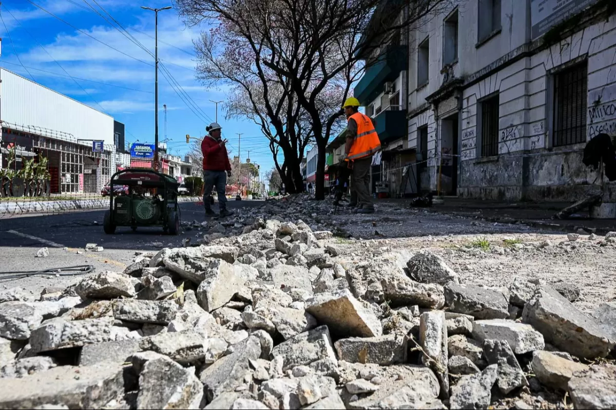 La Municipalidad avanza en la obra de reconfiguraci&oacute;n de 25 de Mayo