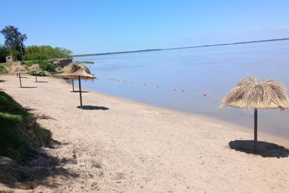 La Municipalidad habilitó el balneario de Bajada Grande