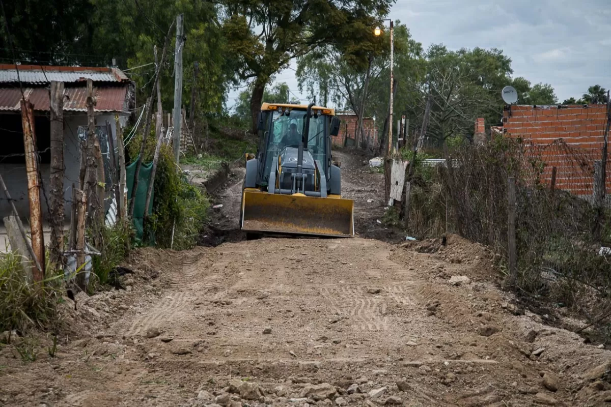 Plan Calle a Calle: la segunda etapa ya se ejecuta en Bajada Grande