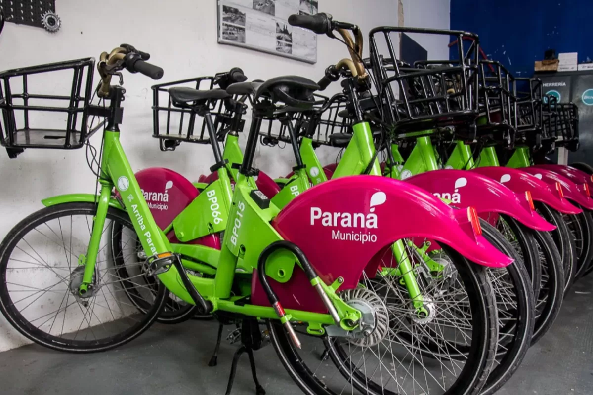 Renuevan en Paran&aacute; el sistema de bicicletas p&uacute;blicas