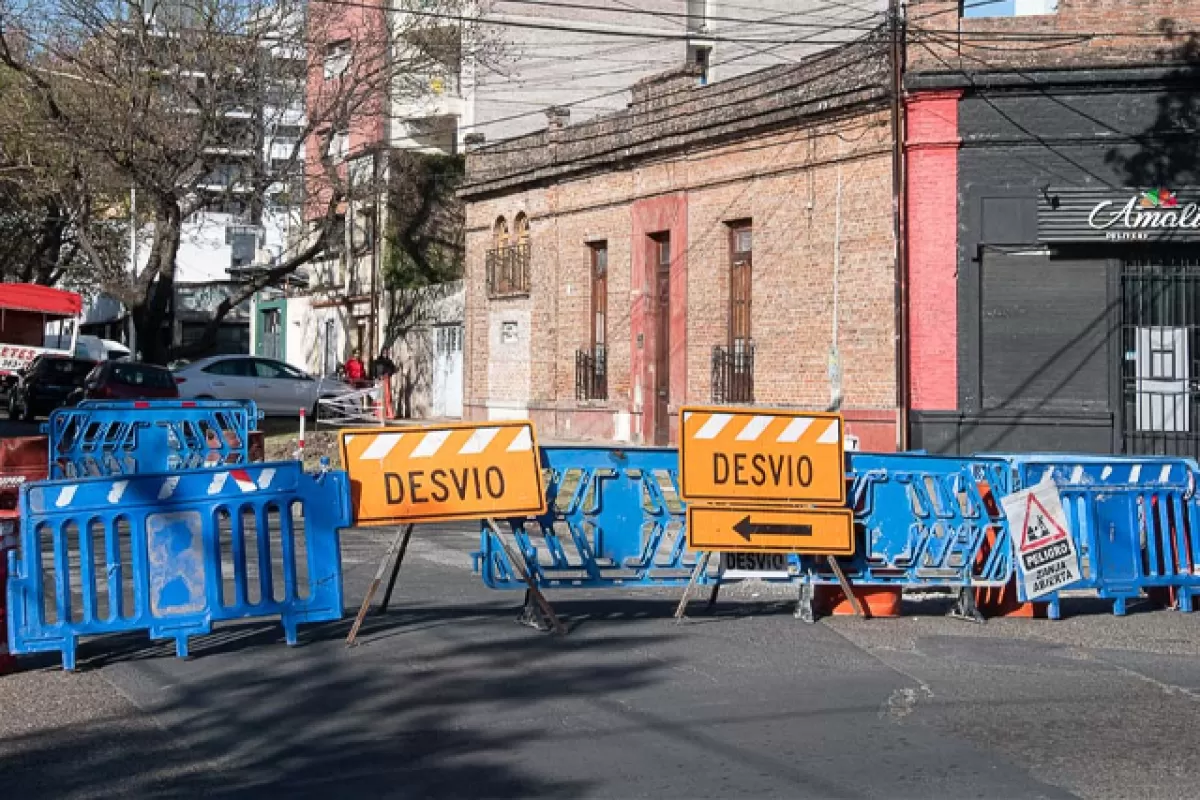 La Municipalidad comenzó una obra hidráulica en calle La Rioja