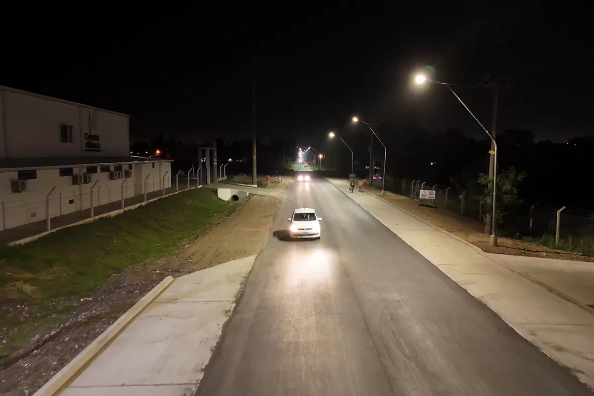 La Municipalidad habilitó el ingreso al Parque Industrial por Miguel David