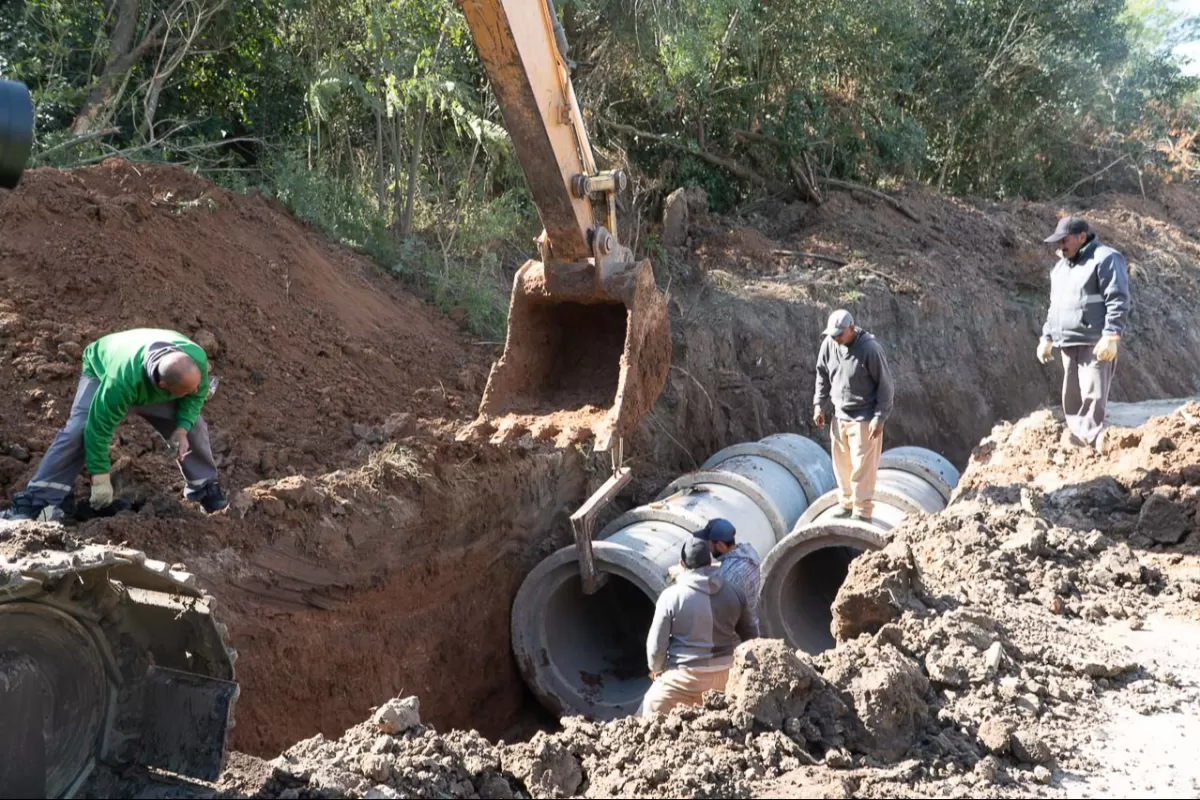 La Municipalidad ejecuta obras de drenaje ante posibles contingencias clim&aacute;ticas
