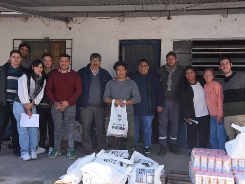 Realizaron una nueva entrega del programa “Copa de Leche” a merenderos y comedores