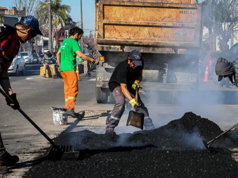 Continúan los trabajos de recomposición en avenida Ramírez