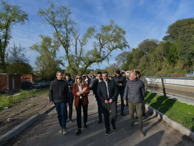 Entra en la etapa final la obra de sistematización, saneamiento e integración urbana del Arroyo Las Viejas