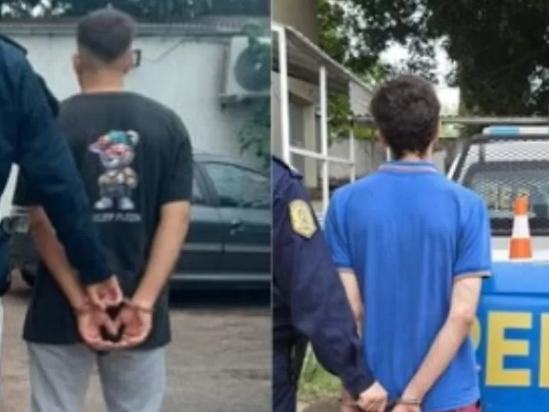 Dos hombres fueron arrestados por agredir a mujeres en plena vía pública
