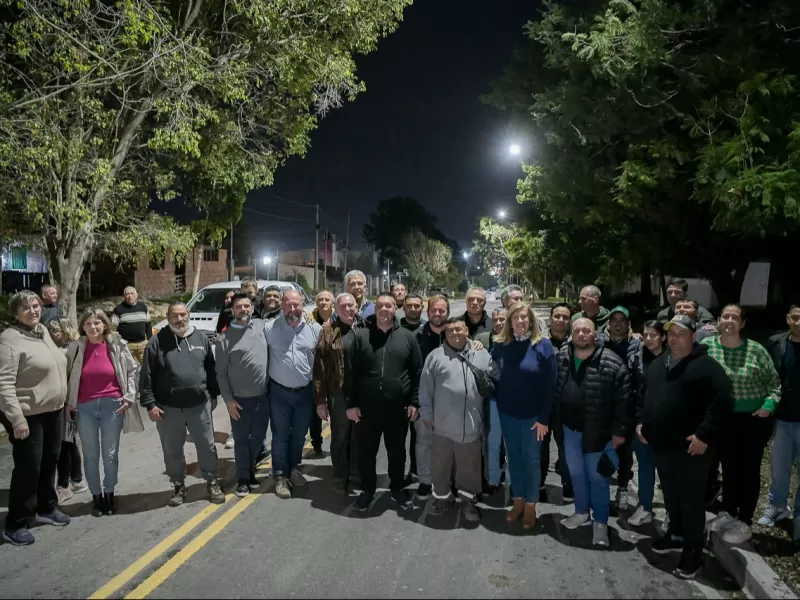 Habilitaron la puesta en valor de calle Antonio Crespo