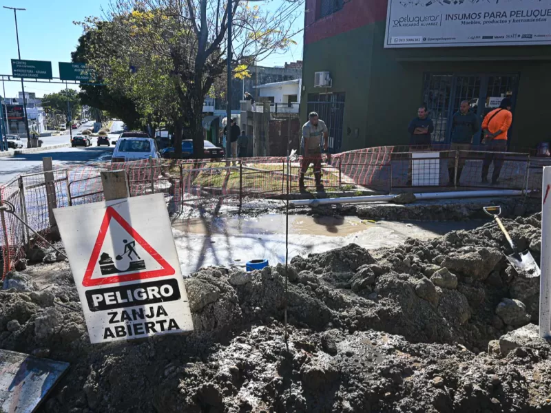 Finalizaron los trabajos de enlaces para habilitar una nueva red de agua potable
