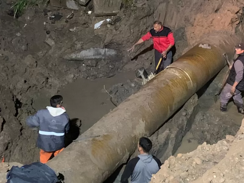 Intervendrán un caño maestro de agua en Rondeau y Circunvalación