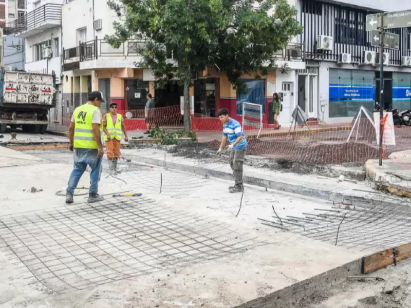 Finaliza la primera etapa de la recuperación de calle Gualeguaychú