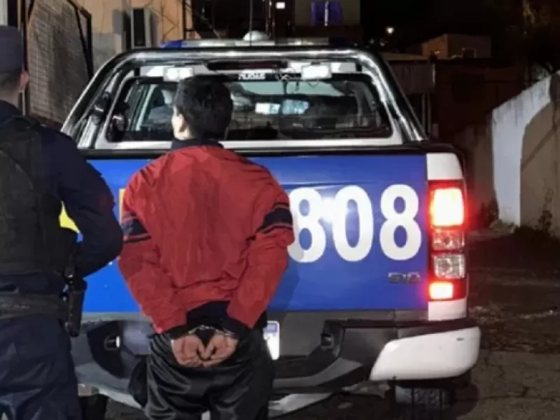 Detuvieron a un sujeto tras agredir y lastimar a su pareja