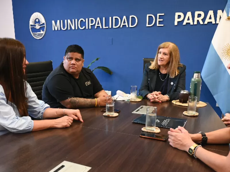 La intendenta Romero recibió a representantes del Banco de Alimentos de Paraná