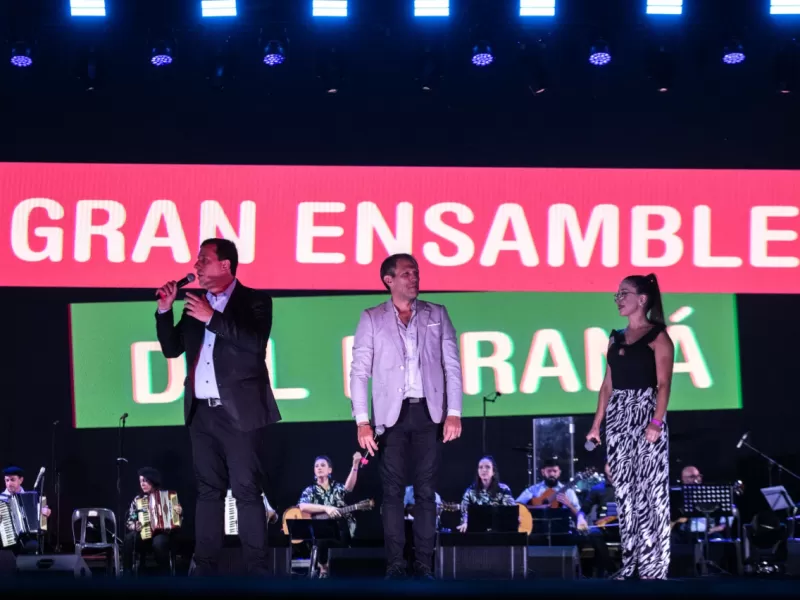 Gran Ensamble Paran&aacute; dio un espect&aacute;culo de primer nivel en la Fiesta Nacional del Mate