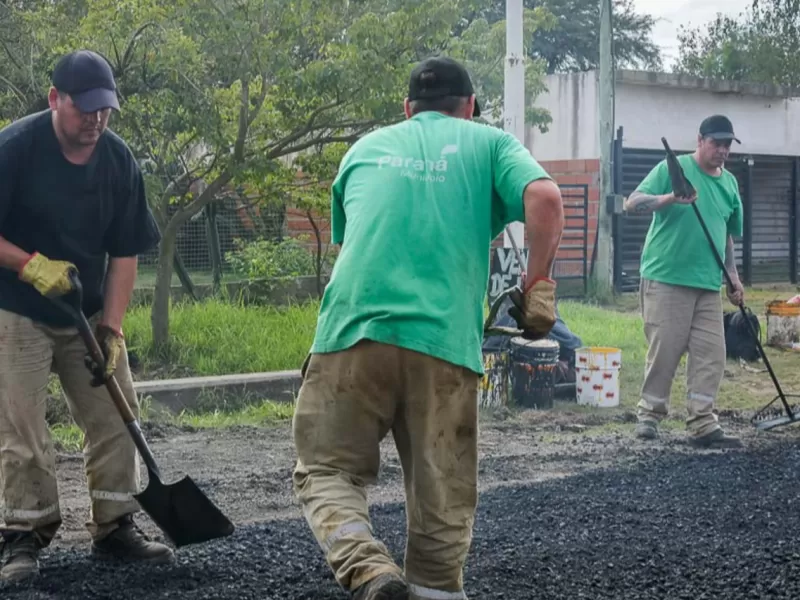 El Municipio avanza con la repavimentaci&oacute;n en Miguel David en el marco del plan Calle a Calle