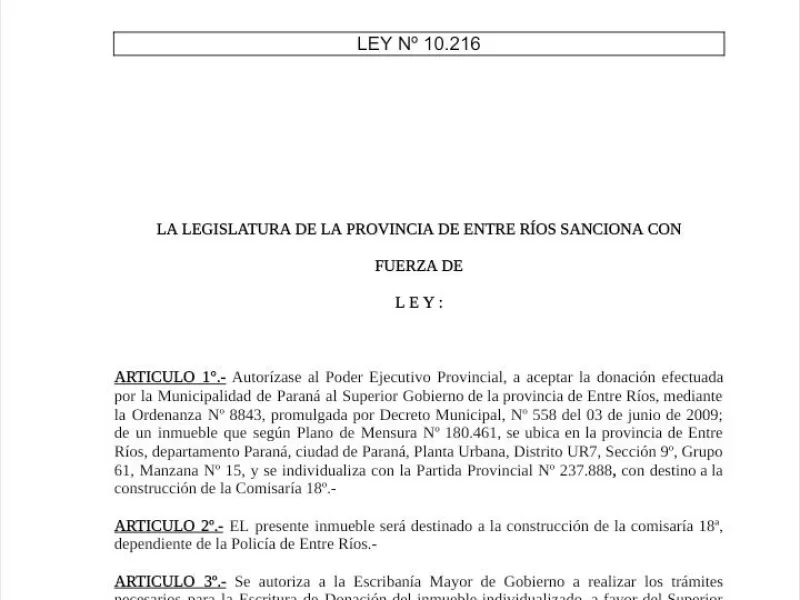 Comisaría N°18: ley aprobada hace 13 años, terreno donado y vecinos reclaman que se ponga en marcha la obra definitiva