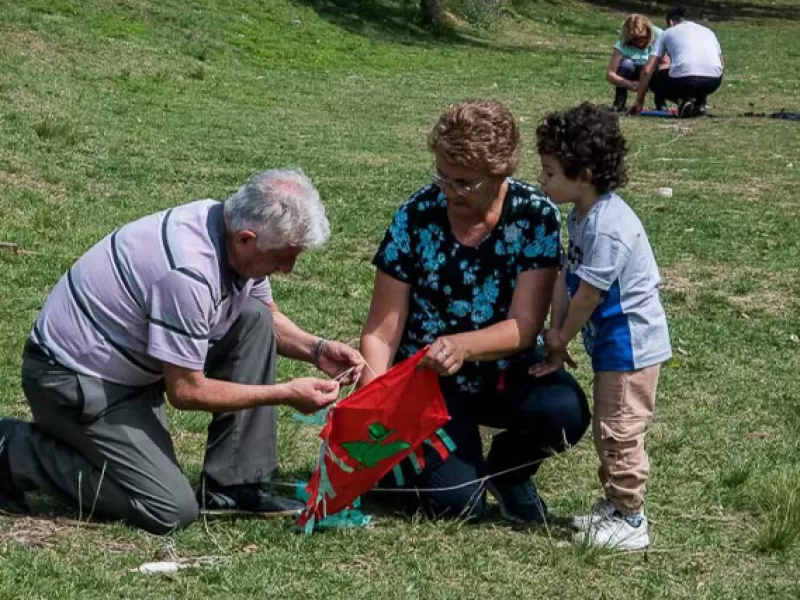 El Jardín Municipal Tortuguitas festejó el Día de la Familia en plaza Mujeres Entrerrianas