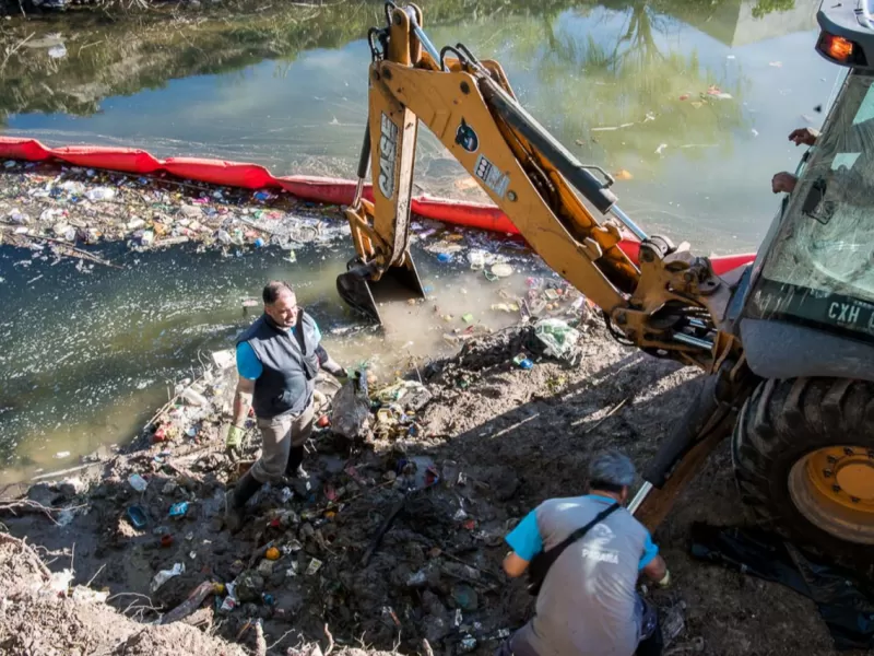 Se realizó una nueva jornada de limpieza en el Arroyo Antoñico