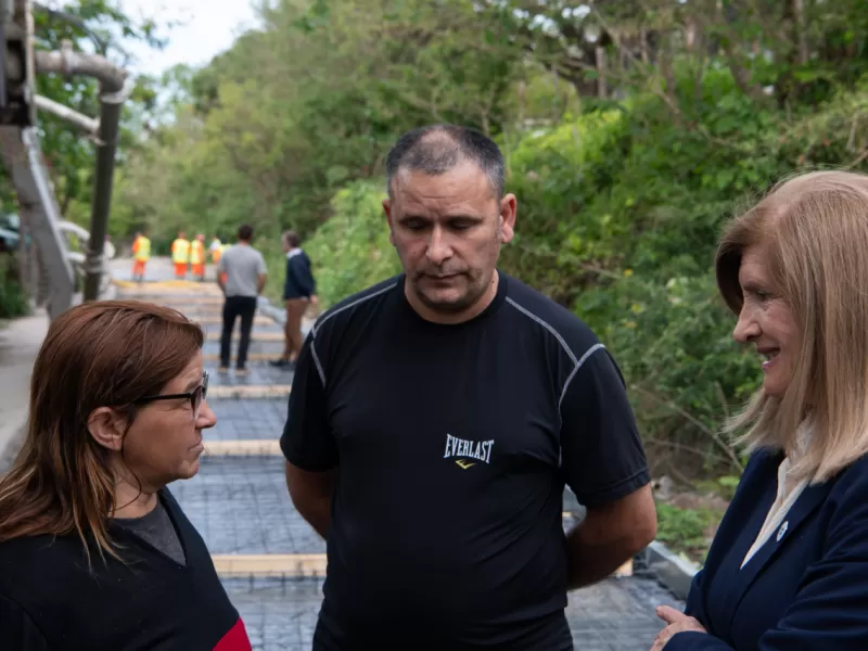 La Municipalidad avanza con la pavimentaci&oacute;n de nuevas calles en Bajada Grande