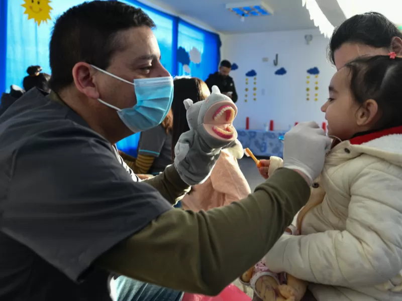 Continúa el programa de Salud Bucal en los espacios de primera infancia municipales