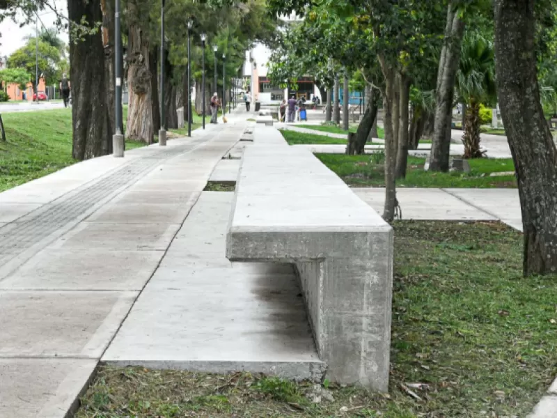 Las obras en el Parque Gazzano están próximas a finalizarse