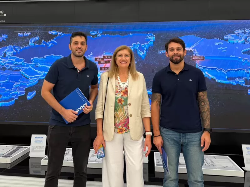 Romero visit&oacute; en China una empresa l&iacute;der en gesti&oacute;n energ&eacute;tica e infraestructura urbana inteligente