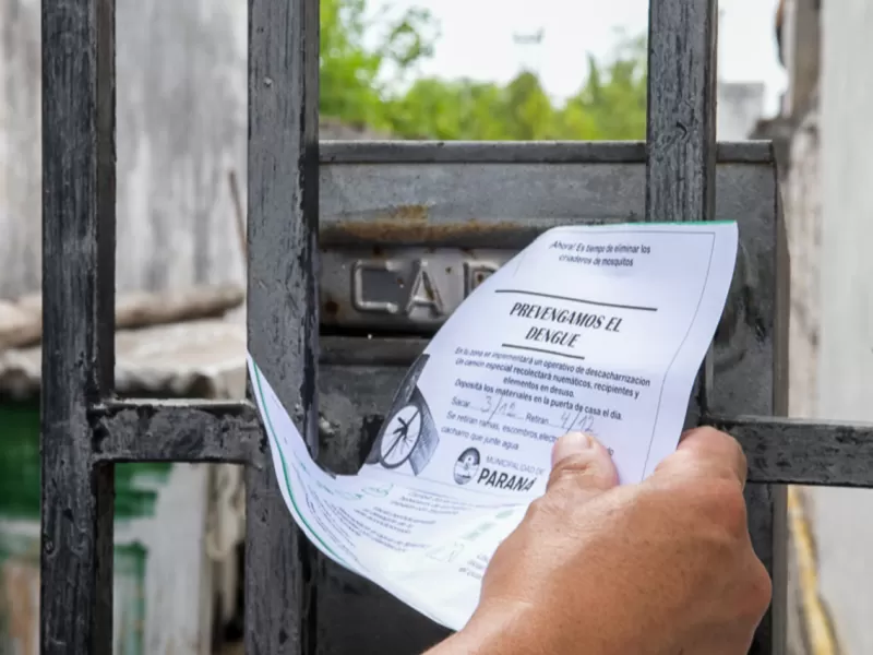 Profundizan las tareas de descacharrizaci&oacute;n y prevenci&oacute;n del dengue