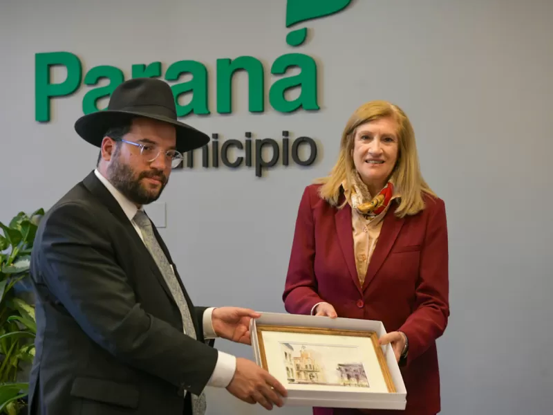 Rosario Romero recibi&oacute; al Gran Rabino de AMIA
