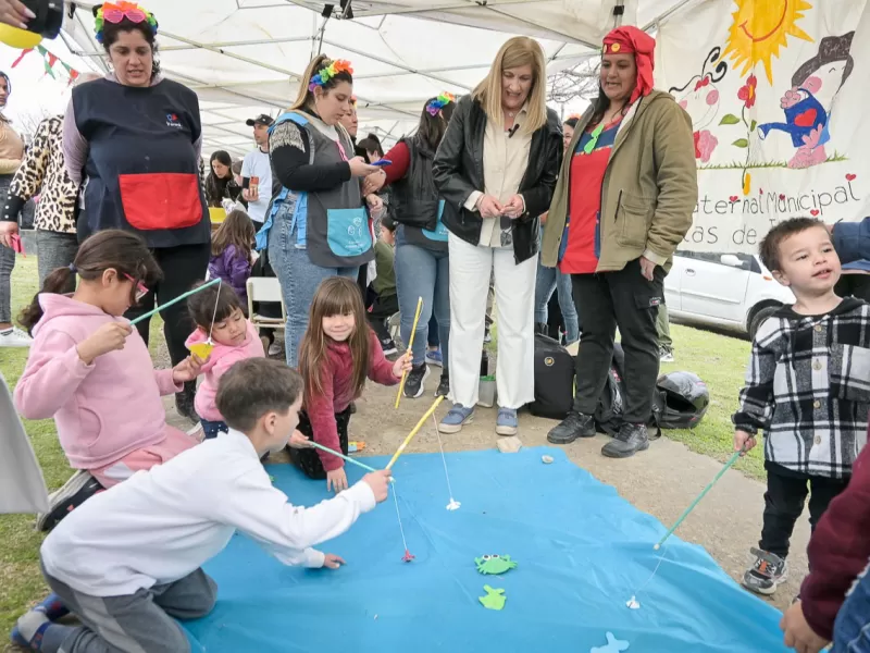 Celebraron el Mes de las Infancias en barrio Anacleto Medina